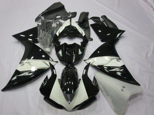 2012-2014 Yamaha R1 Motorcycle Fairings - Glossy Black White Silver Canada Suppliers