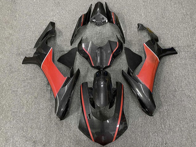 2015-2019 Yamaha R1 Motorcycle Fairings - Carbon Fiber Red Canada Suppliers