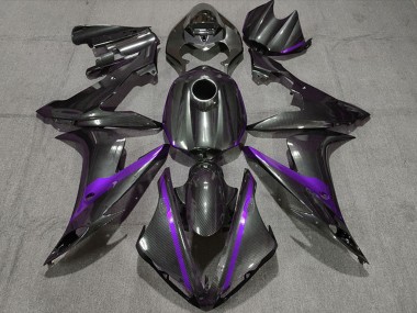 2004-2006 Yamaha R1 Motorcycle Fairings - Carbon Fiber Style Purple Canada Suppliers