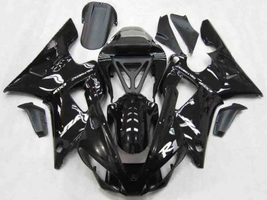 2000-2001 Yamaha R1 Motorcycle Fairings - Glossy Black White Canada Suppliers