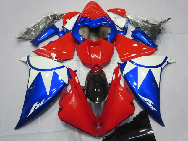 2012-2014 Yamaha R1 Motorcycle Fairings - White Red Blue Black Canada Suppliers