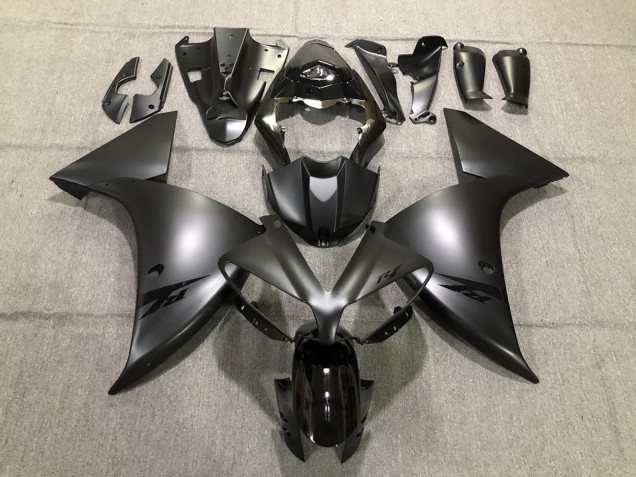 2012-2014 Yamaha R1 Motorcycle Fairings - Glossy Black Matte Black Canada Suppliers