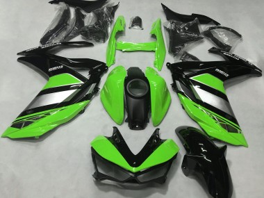 2015-2018 Yamaha R3 Motorcycle Fairings - Green Silver Glossy Black Canada Suppliers