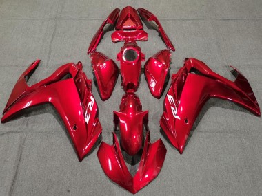 2015-2018 Yamaha R3 Motorcycle Fairings - Glossy Red Canada Suppliers