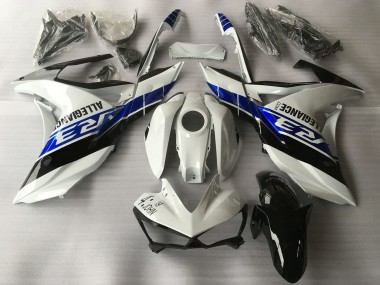 2015-2018 Yamaha R3 Motorcycle Fairings - White Blue Black Canada Suppliers