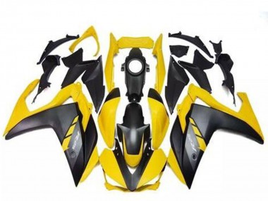 2015-2018 Yamaha R3 Motorcycle Fairings - Yellow Matte Black Canada Suppliers
