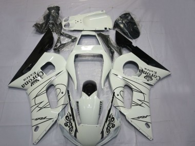 1998-2002 Yamaha R6 Motorcycle Fairings - White Black Corona Motul Canada Suppliers