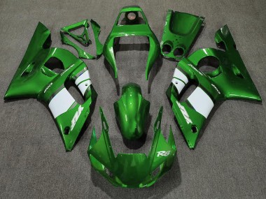 1998-2002 Yamaha R6 Motorcycle Fairing - Green White Canada Suppliers