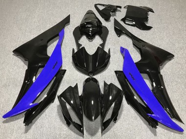 2008-2016 Yamaha R6 Motorcycle Fairings - Blue Glossy Black Canada Suppliers