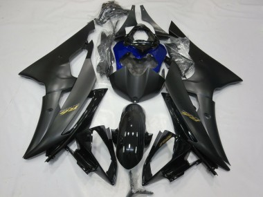 2008-2016 Yamaha R6 Motorcycle Fairings - Glossy Black Matte Black Blue Gold Decals Canada Suppliers