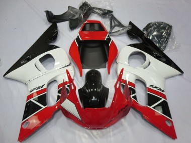 1998-2002 Yamaha R6 Motorcycle Fairings - Red White Glossy Black OEM Style Canada Suppliers