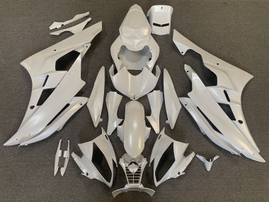 2006-2007 Yamaha R6 Motorcycle Fairings - Pearl White Canada Suppliers