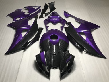 2008-2016 Yamaha R6 Motorcycle Fairings - Purple Carbon Fiber Style Canada Suppliers