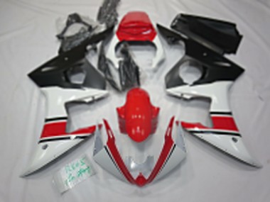 2005 Yamaha R6 Motorcycle Fairings - White Red Black Canada Suppliers