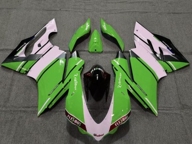 2015-2020 Ducati 959 1299 Motorcycle Fairings - White Green Glossy Black Unibat Flex-Box OEM Style Canada Suppliers