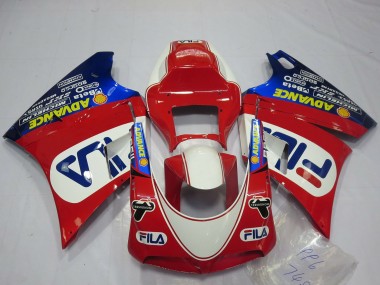 1993-2005 Ducati 748 916 996 998 Motorcycle Fairings - White Red Blue Fila Canada Suppliers