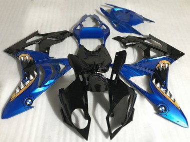 2017-2018 BMW S1000RR Motorcycle Fairings - Blue Glossy Black Orange Shark Canada Suppliers