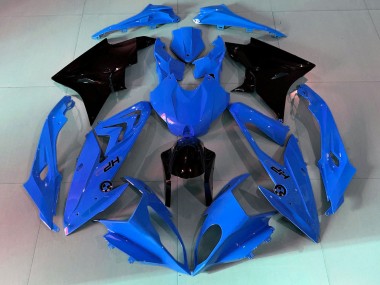 2009-2014 BMW S1000RR Motorcycle Fairings - Blue Glossy Black Canada Suppliers