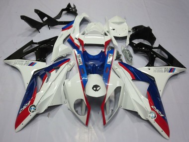 2009-2014 BMW S1000RR Motorcycle Fairing Kits - White Red Blue Glossy Black Canada Suppliers
