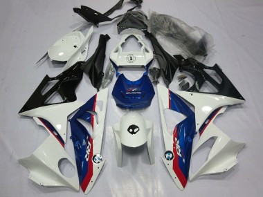 2009-2014 BMW S1000RR Motorcycle Fairing - White Red Blue Glossy Black Canada Suppliers