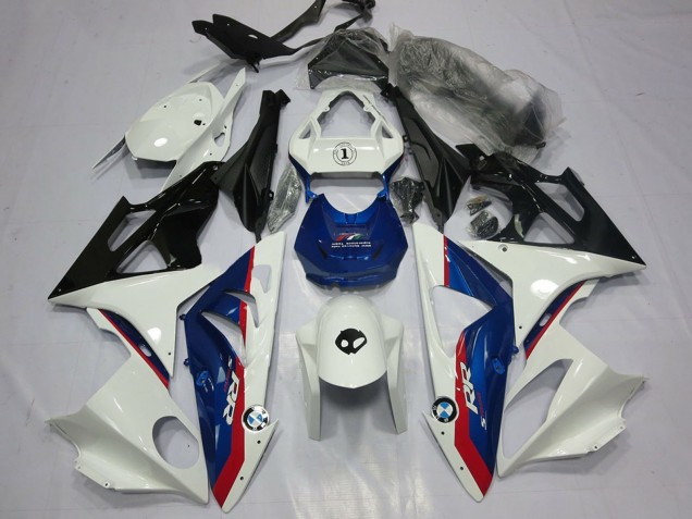 2009-2014 BMW S1000RR Motorcycle Fairing - White Red Blue Glossy Black Canada Suppliers