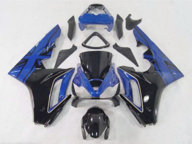 2006-2008 Triumph Daytona 675 Motorcycle Fairings - Blue Glossy Black Canada Suppliers