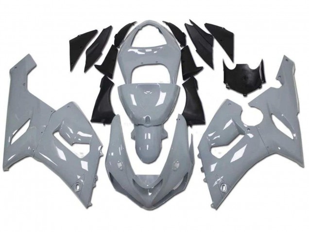 2005-2006 Kawasaki ZX6R Motorcycle Fairings - Nardo Grey Canada Suppliers
