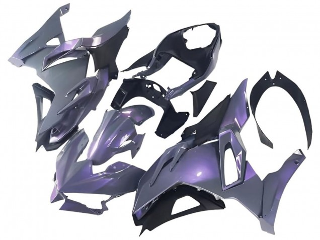 2024-2025 Kawasaki Ninja 500 EX500R Motorcycle Fairings - Chameleon Grey Dazz Pearl Purple Canada Suppliers