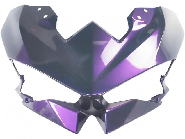 2024-2025 Kawasaki Ninja 500 EX500R Motorcycle Fairings - Chameleon Grey Dazz Pearl Purple Canada Suppliers