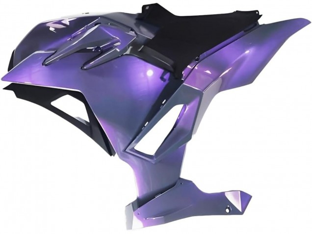 2024-2025 Kawasaki Ninja 500 EX500R Motorcycle Fairings - Chameleon Grey Dazz Pearl Purple Canada Suppliers