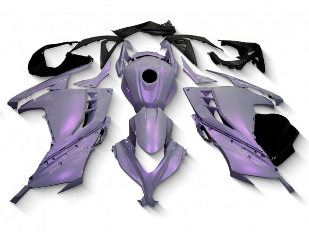 2013-2024 Kawasaki EX300 Motorcycle Fairings - Chameleon Grey Dazz Pearl Purple Canada Suppliers