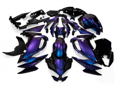 2020-2025 Kawasaki Ninja 650 EX650 Motorcycle Fairings - Chameleon Blue Purple Canada Suppliers