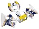 1987-1989 Honda CBR400RR NC23 Motorcycle Fairings - White Yellow Blue Rothmans Canada Suppliers