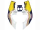 1987-1989 Honda CBR400RR NC23 Motorcycle Fairings - White Yellow Blue Rothmans Canada Suppliers