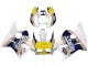 1987-1989 Honda CBR400RR NC23 Motorcycle Fairings - White Yellow Blue Rothmans Canada Suppliers