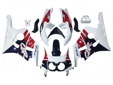 1990-1999 Honda CBR400RR NC29 Motorcycle Fairings - White Red Dark Blue Fireblade Canada Suppliers