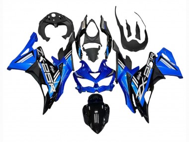 2019-2025 Kawasaki ZX25R ZX-25R Motorcycle Fairings - Blue White Matte Black Canada Suppliers