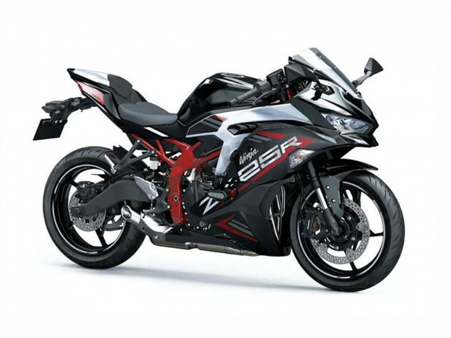 2019-2025 Kawasaki ZX25R ZX-25R Motorcycle Fairings - Silver Red Black Canada Suppliers