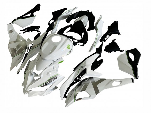 2019-2025 Kawasaki ZX25R ZX-25R Motorcycle Fairings - White Silver Green Black Trick Star Canada Suppliers