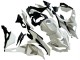 2019-2025 Kawasaki ZX25R ZX-25R Motorcycle Fairings - White Silver Green Black Trick Star Canada Suppliers