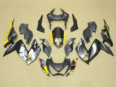 2015-2016 Kawasaki Z250/Z300 Motorcycle Fairings - Grey Yellow Blue Red White Canada Suppliers