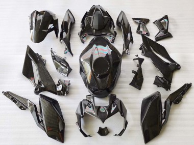 2018-2024 Kawasaki Z400 Motorcycle Fairings - Black Carbon Fiber Canada Suppliers