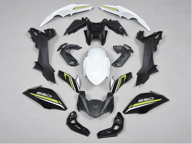 2017-2019 Kawasaki Ninja Z650 Motorcycle Fairings - Black White Yellow Canada Suppliers