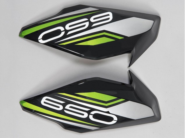 2017-2019 Kawasaki Ninja Z650 Motorcycle Fairings - Black Green Silver Canada Suppliers