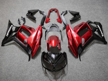 2010-2016 Kawasaki Z1000SX Motorcycle Fairings - Red Glossy Black Canada Suppliers