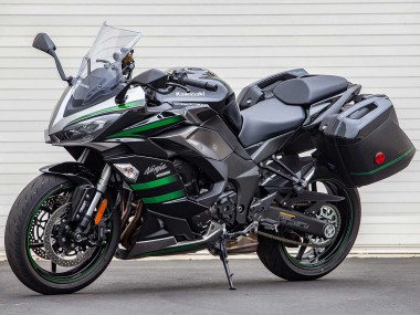 2020-2025 Kawasaki Z1000SX Motorcycle Fairings - Black with Green Lines Ninja Canada Suppliers