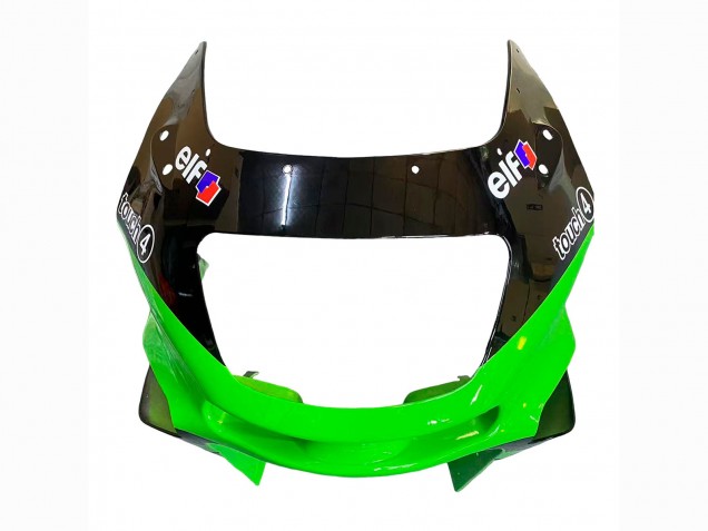 1998-2003 Kawasaki ZZR600 Motorcycle Fairings - Green Black Monster Elf Canada Suppliers