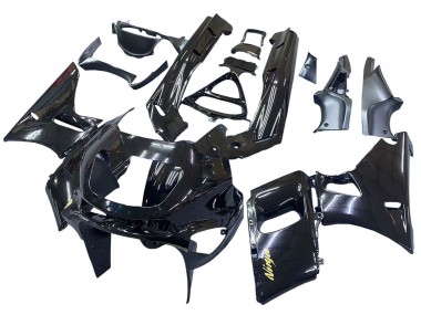 1998-2003 Kawasaki ZZR600 Motorcycle Fairings - Glossy Black Gold Ninja Canada Suppliers