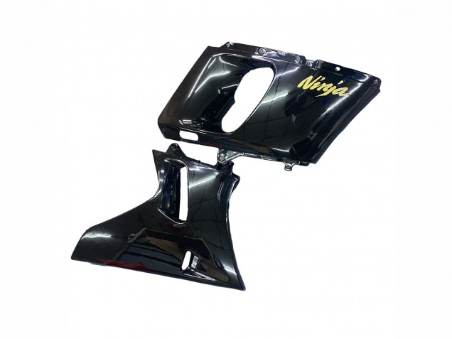 1998-2003 Kawasaki ZZR600 Motorcycle Fairings - Glossy Black Gold Ninja Canada Suppliers