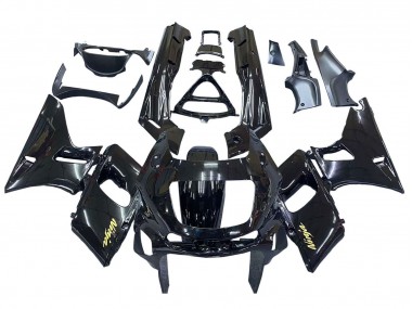 1998-2003 Kawasaki ZZR600 Motorcycle Fairings - Glossy Black Gold Ninja Canada Suppliers